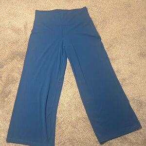 Athleta Elation Wide Leg Pant Dark Sardinia XL